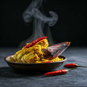 banana blossom poriyal