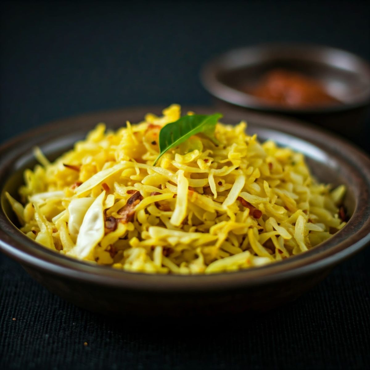 cabbage moong dal poriyal