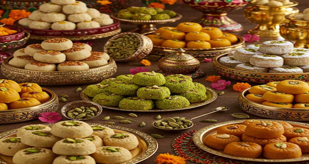 CARDAMOM IN INDIAN FESTIVAL SWEETS