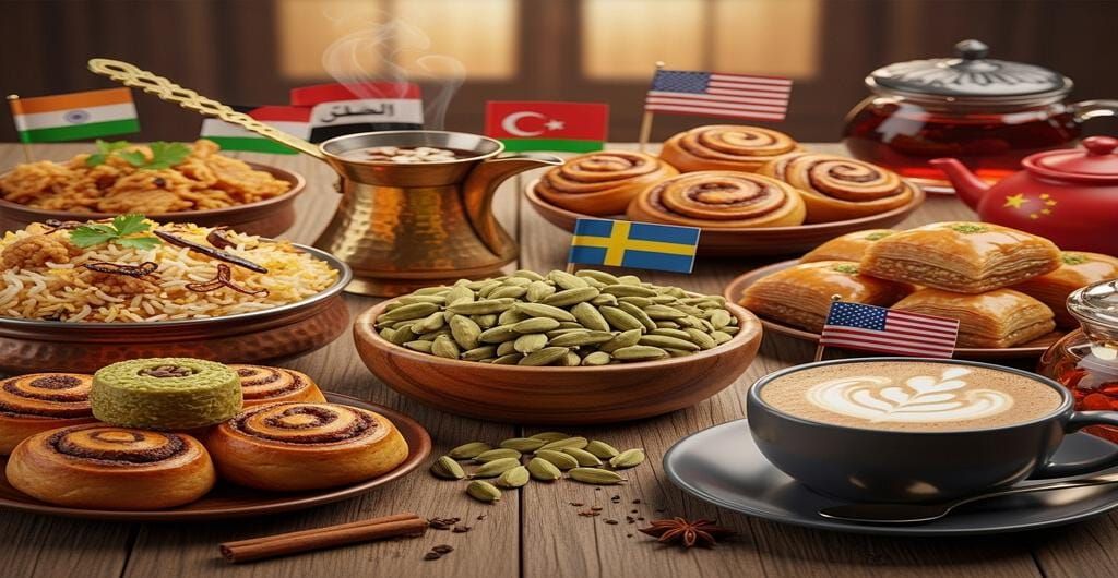 உலகளாவிய உணவுகளில் ஏலக்காய்